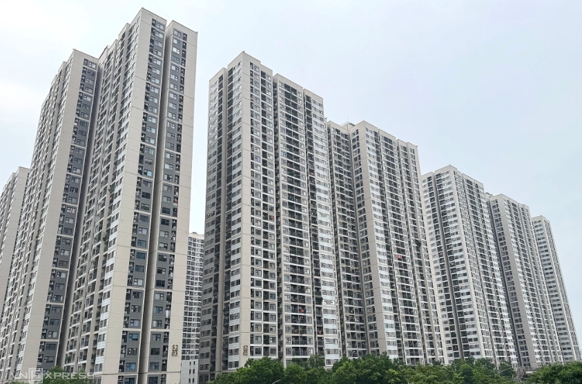 Một khu căn hộ đã bàn giao tại phía tây Hà Nội. Ảnh: Ngọc Diễm
