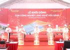 Khởi công Cụm công nghiệp làng nghề Hữu Bằng, xã Tây Phương